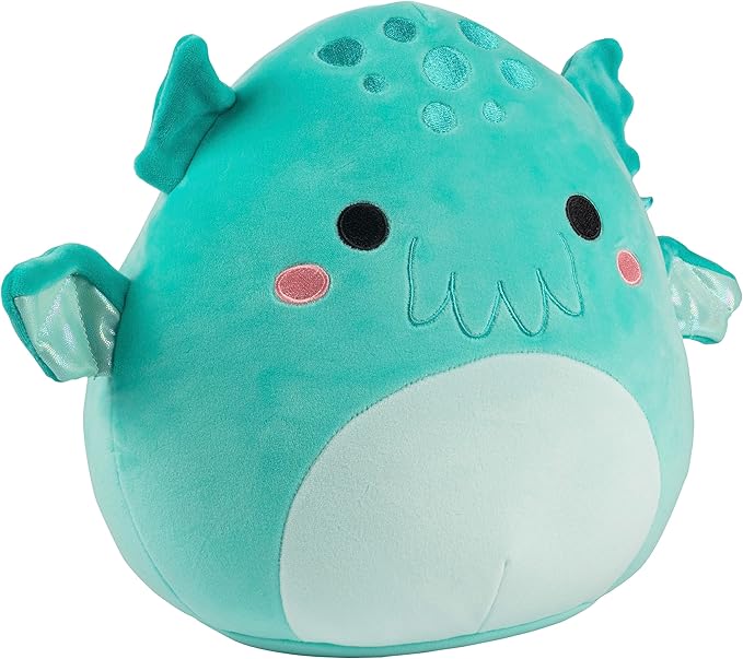 Squishmallows Original 10-Inch Theotto The Blue Cthulhu - Official Jazwares Plush - Collectible Soft & Squishy Stuffed Animal Toy - Add to Your Squad - Gift for Kids, Girls & Boys