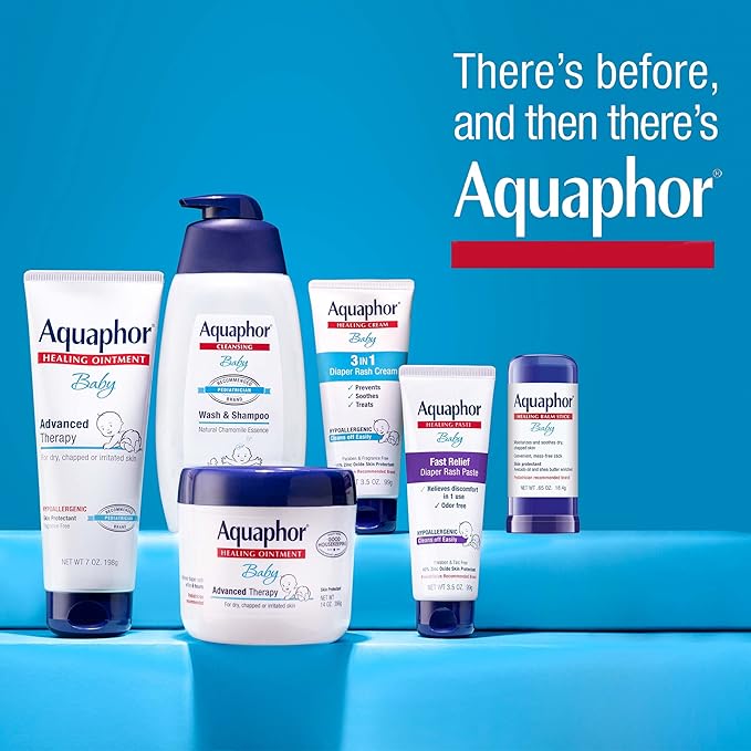 Aquaphor Baby Wash and Shampoo - Mild, Tear-free 2-in-1 Solution for Baby’s Sensitive Skin 16.9 fl.