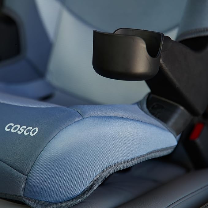 Cosco Kids Finale DX 2-in-1 Booster Car Seat, Forward Facing Toddler Car Seat (30-65 lbs) and Belt Positioning High Back Booster Seat (40-100 lbs), Organic Waves