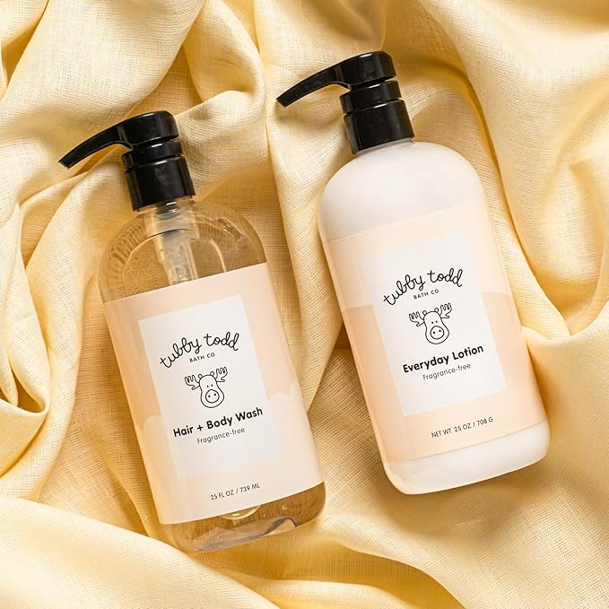 TUBBY TODD Baby Bath & Skincare Kit - The Wash and Lotion Bundle