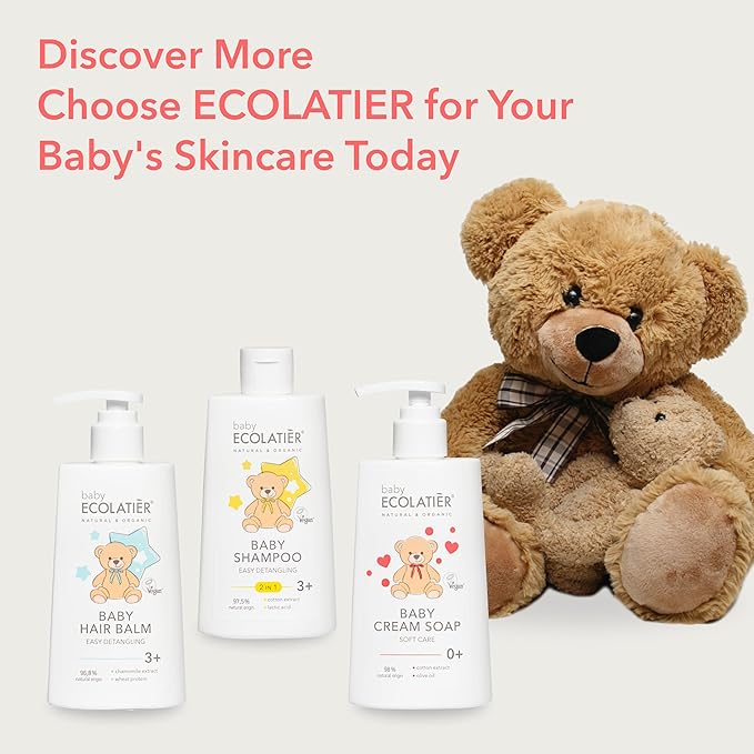 Ecolatier Baby Soap, 98% Natural Ingredients 8.5 fl
