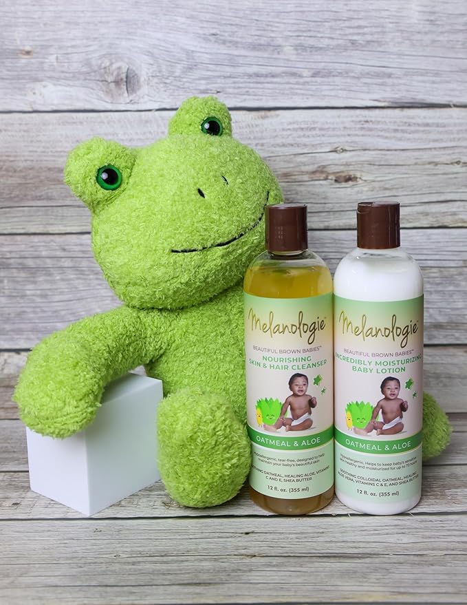 Beautiful Brown Babies Nourishing Gentle Baby Skin and Hair Cleanser, Sulfate- 12 oz