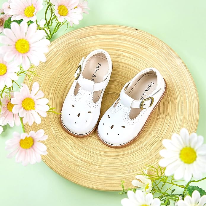 Felix & Flora Toddler Little Girl Mary Jane Dress Shoes
