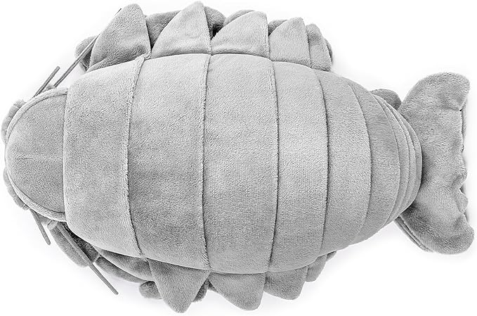 ZHONGXIN MADE Isopod Plush - Lifelike 12” Isopod Stuffed Animal, Realistic Bathynomus Giganteus Arthropod Insect Plushie, Soft Crustaceans Animals Toys Model Dolls Gifts for Kids
