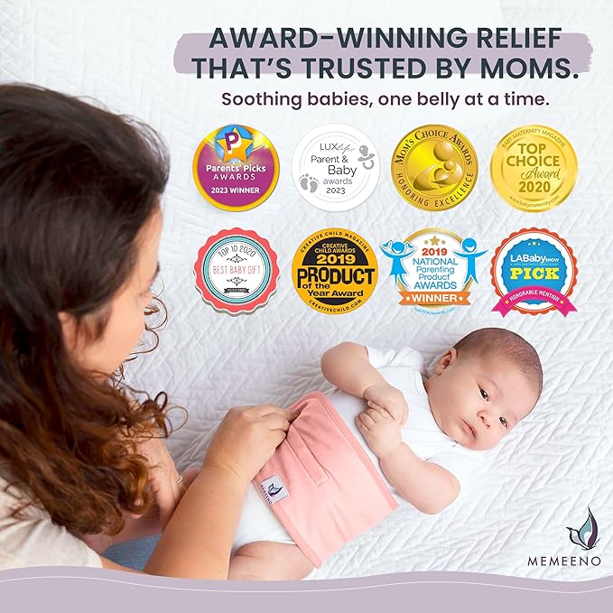 Baby Belly Band for Gas & Colic Baby Relief - Self Heating Belly Band Baby Belly Button Band Colic Band Tummy Wrap for Babies Colic Belt Baby Gas Wrap Colic Baby Relief Newborn