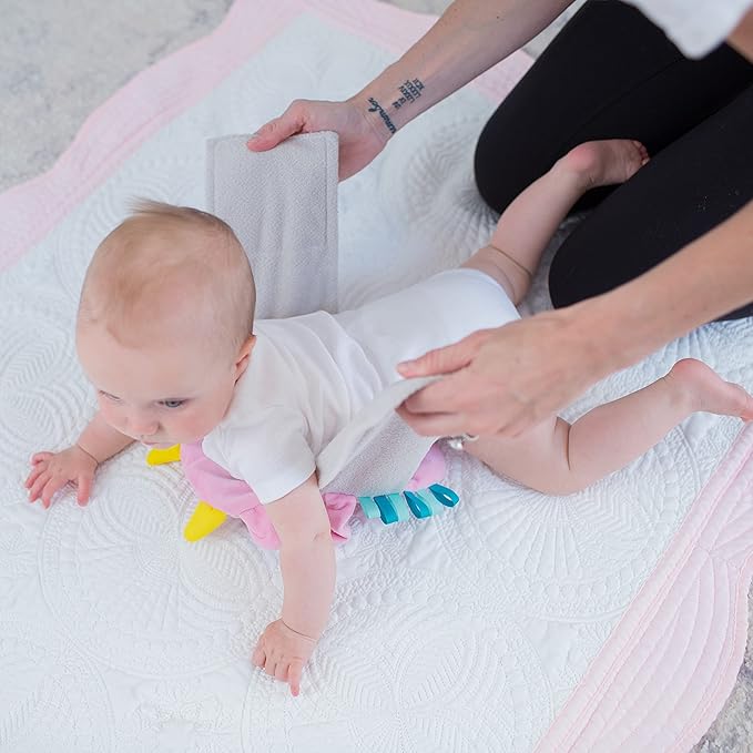 Dr. Brown's Gripebelt Heated Belly Band, Soothe Baby's Tummy with Gentle Warmth and Compression 3m+, Pink