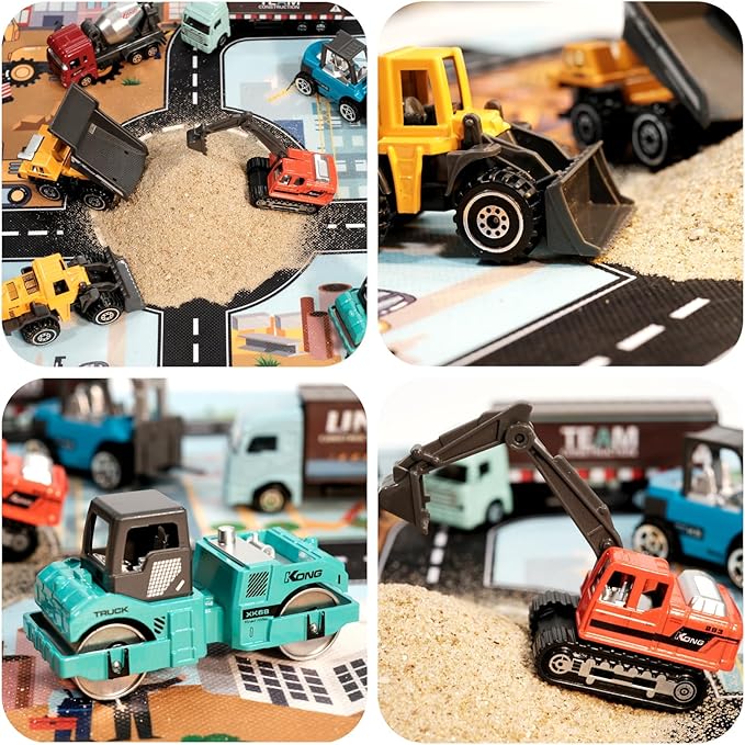 Alloy Small Construction Vehicle Toys Set Truck Toys Dump Truck