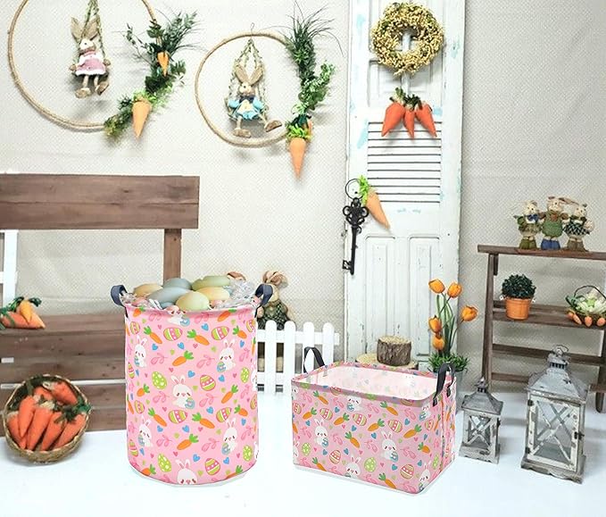 Round Laundry Hamper Storage Basket Organizer Hamper Storage Bins