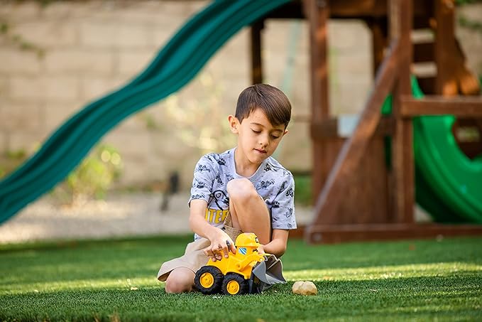 CAT Construction Toys, Front Loader Toy - Interactive Forward & Back Motion 2+