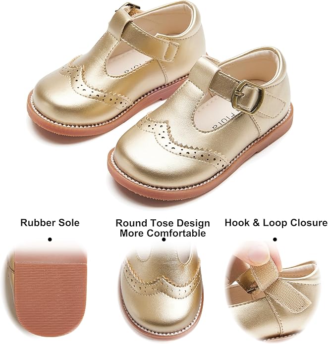 Felix & Flora Toddler Little Girl Mary Jane Dress Shoes