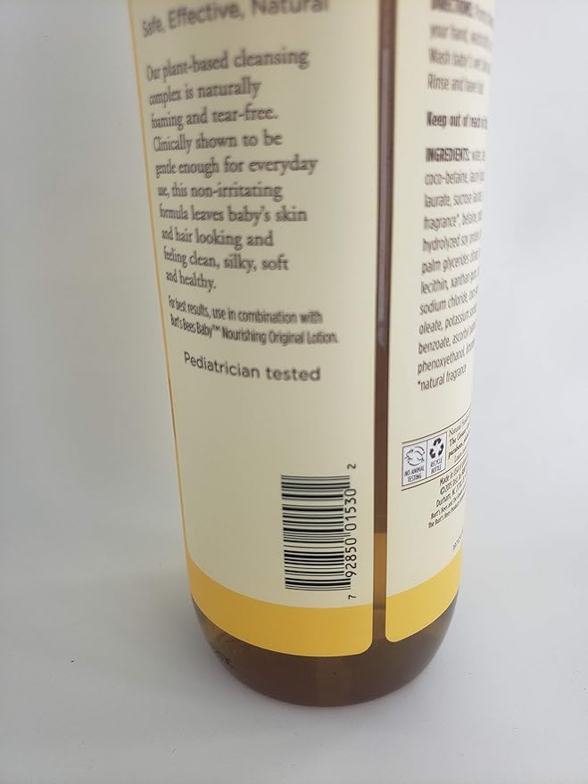 Burt's Bees Baby Bee Shampoo and Body Wash - 21 oz 2 pack