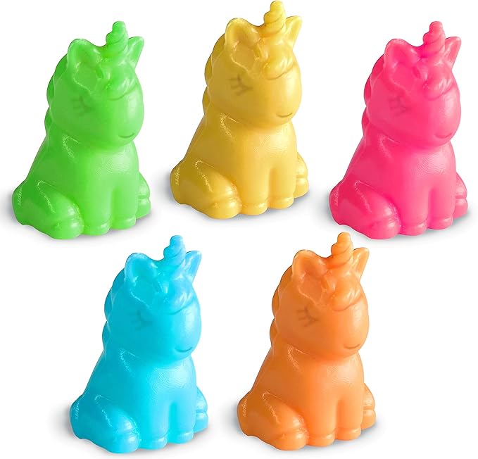 Hapinest Unicorn Math Counters Color Sorting and Counting Activity Set - Educational Learning Games for Toddlers Preschool and Homeschool - Like Counting Bears