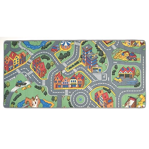 Children’s Factory, Learning Carpets My Neighborhood Play Carpet 79x36, LC144,