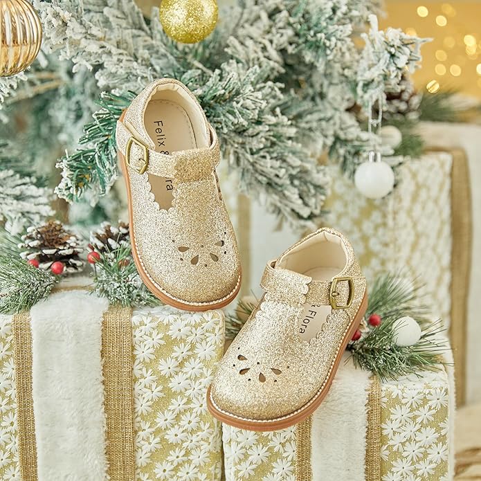 Felix & Flora Toddler Little Girl Mary Jane Dress Shoes