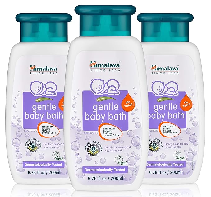 Himalaya Gentle Baby Bath, Gentle 6.76 Fl 3)