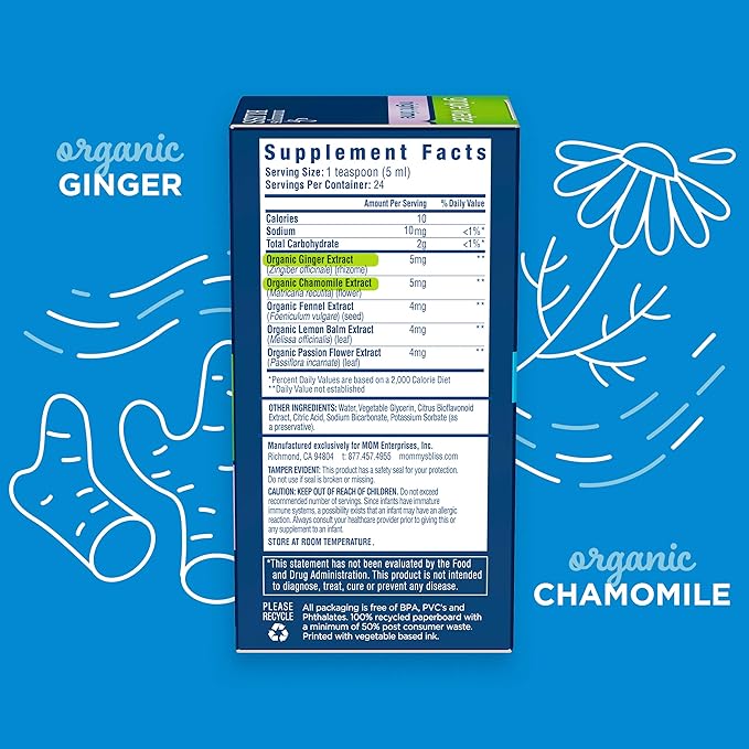 Mommy's Bliss Gripe Water Original 4 Fl Oz (Pack of 2) with 4 Fl 3)