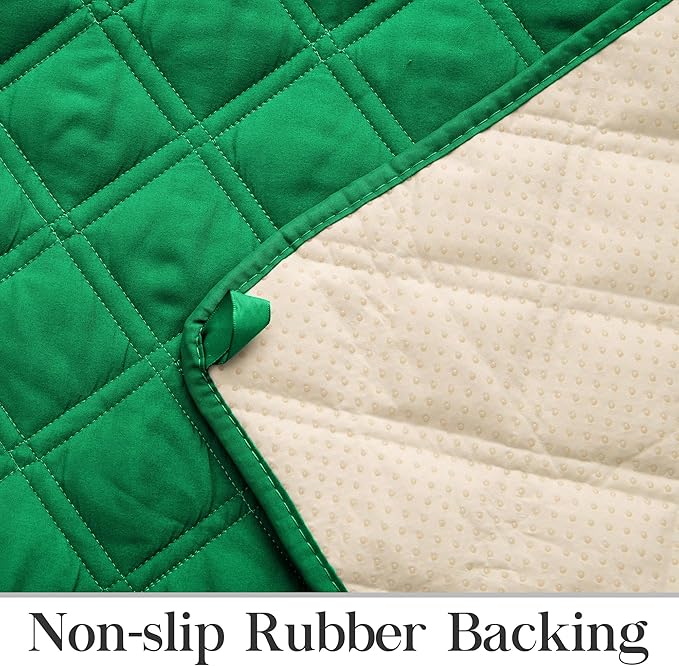 TOMORO Non-Slip Quilted Recliner Cover, 100% Waterproof Recliner Chair Slipcover Furniture Protector with Pockets, Washable Couch Cover with Elastic Straps for Kids and Pets,23 Inch