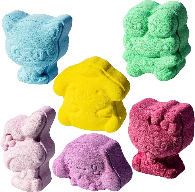 Hello Kitty and Friends Bath Bombs Set, 6 Piece 3+ Character