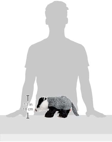 Wild Republic Badger Plush, Stuffed Animal, Plush Toy, Gifts for Kids, Cuddlekins 12 Inches