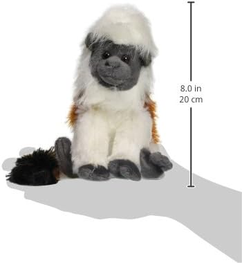 Wild Republic Cotton-Top Tamarin Plush, Stuffed Animal, Plush Toy, Gifts for Kids, Cuddlekins, 8 Inches