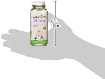 Wellements Gripe Water 4 Fl Oz (Pack of 2) Relieves Occasional Stomach Discomfort from Gas, Fussiness & Hiccups