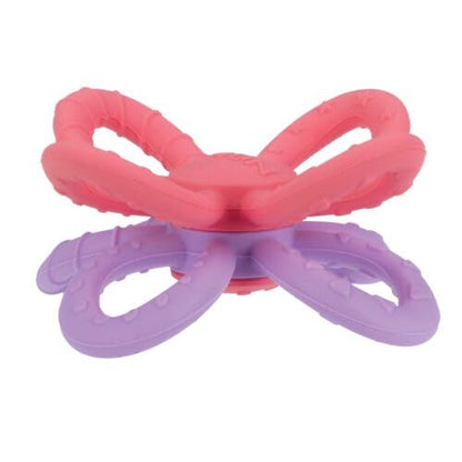 Nuby Fun Loops Teether - Flower-Shaped Infant Teething Toy for Babies 3+ Months