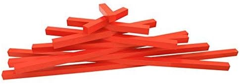 DANNI Montessori Children Wood Math Toys Red Rods Length 5-50cm Number Rods Math Toy Early Learning Educational Toy