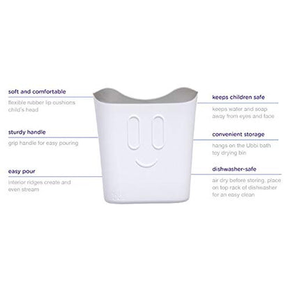 Ubbi Bath Rinse Cup for Babies & Toddlers, Baby Hair Rinse Cup