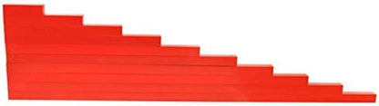 DANNI Montessori Children Wood Math Toys Red Rods Length 5-50cm Number Rods Math Toy Early Learning Educational Toy