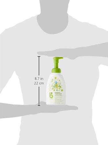 Babyganics Baby Shampoo + Body Wash Pump Bottle, Chamomile Verbena 16 Fl 2)