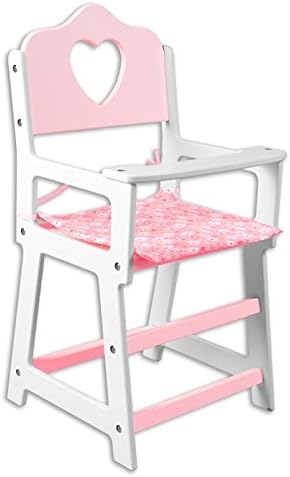 Rosalina Wooden Doll High Chair Learning Children Toy