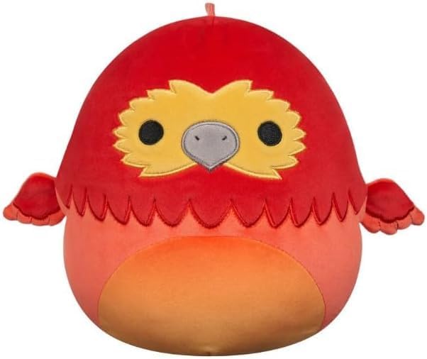 Squishmallows 8 Inch Harry Potter Fawkes The Phoenix - Officially Licensed Kellytoy Plush - Collectible Soft & Squishy Stuffed Animal Toy - Add to Your Hogwarts Squad - Gift for Kids, Adults