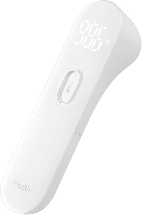 iHealth No-Touch Forehead Thermometer, Infrared Digital Thermometer for Adults and Kids 3 Ultra-Sensitive