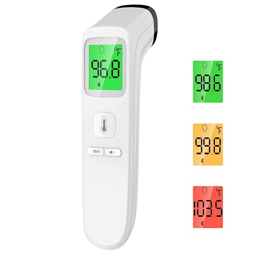 ANMEATE No-Touch Forehead Thermometer for Adults, Infrared Digital Thermometer for Kids