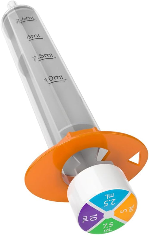EZY DOSE Kids Baby Oral Syringe & Dispenser, True Easy Design for Liquid Medicine 10 mL/2