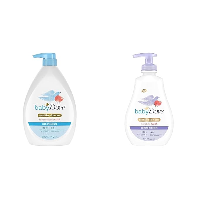 Baby Dove Sensitive Skin Care Baby Wash Rich Moisture For