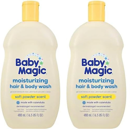 Baby Magic Moisturizing Hair & Body Wash, 16.5 Fl Oz 2)