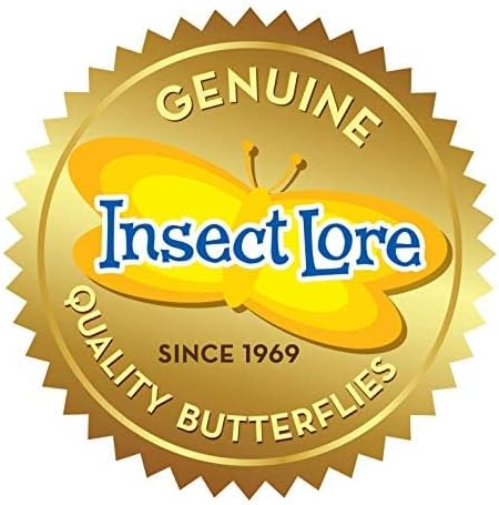 Insect Lore Butterfly Garden Kit, Painted Lady Butterfly Kit with Voucher for Live Caterpillars, Butterfly Habitat, STEM Journal & More