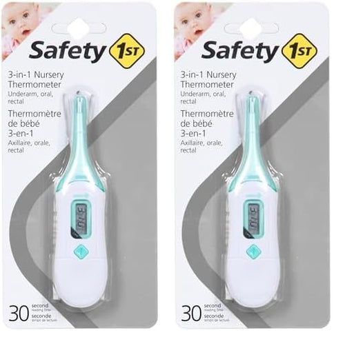 Safety 1st 3-in-1 Nursery Thermometer, Analog (Pack of 2)