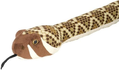 Wild Republic Snakesss Western Diamond,Stuffed Animal, Soft Toy, Gifts for Kids, 54 Inches
