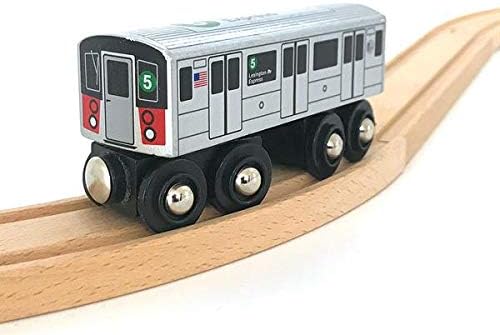 MUNI PALS Munipals Wooden MP01-1105 NYC MTA Subway 5 Train R142 Car