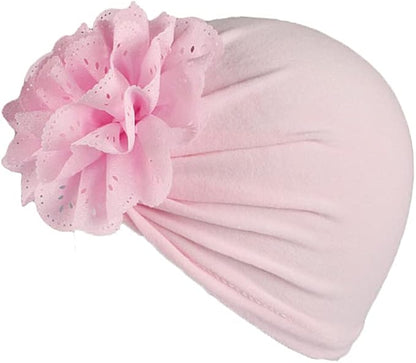 XYX Baby Girl Toddlers Breathable Cotton Hat Newborn Knotted Hat