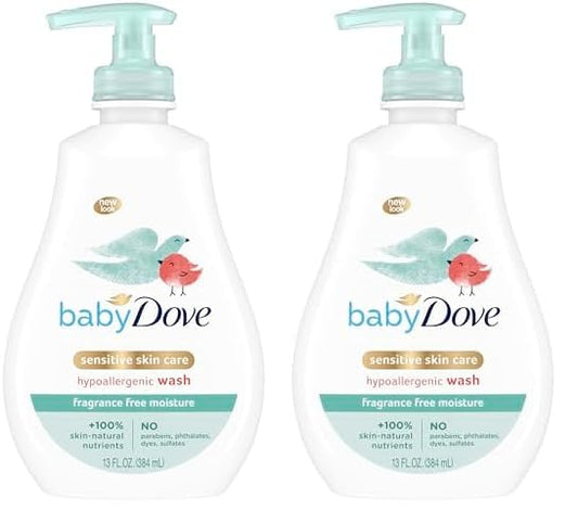 Baby Dove Sensitive Skin Care Baby Wash For Baby Bath 13 oz 2)