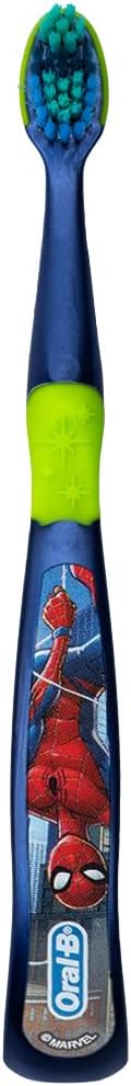 Colgate Marvel Spider-Man Toothbrush, 3+ YRS, Extra Soft (Colors & Characters Very) - Pack of 2