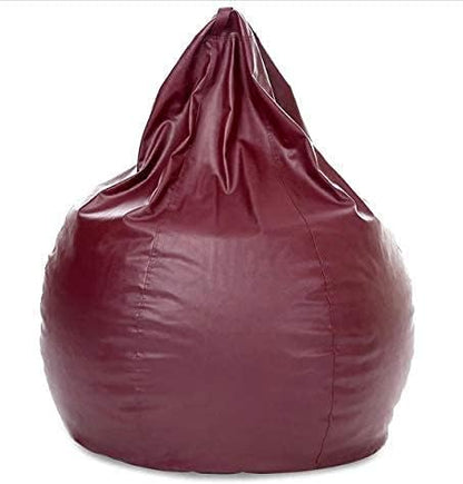Bean Bag Cover Recliner Bean Bag Cover Organizing Storage Water Resistant Furniture for Kids and Adults Color Marron Size XXL (42 x 24) Inches