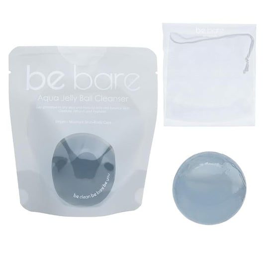 Be Bare Aqua Jelly Ball Cleanser, Daily Face Wash Korean (1.41oz)