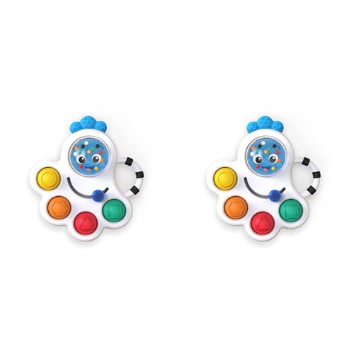 Baby Einstein Octopus 3-in-1 Bubble Pop Dimple Fidget Toy and 6 Months+ 2)