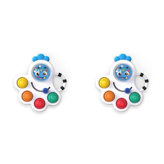Baby Einstein Octopus 3-in-1 Bubble Pop Dimple Fidget Toy and 6 Months+ 2)