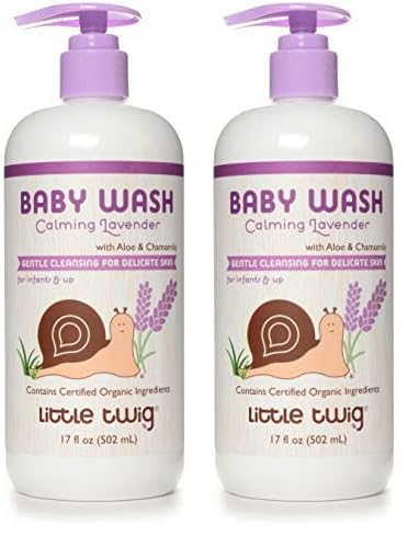 Little Twig 2-in-1 Baby Wash, Hypoallergenic Body Wash with Organic Ingredients 17 fl. 2)