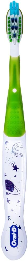 Oral-B Pro-Health Junior CrossAction Galaxy Toothbrush, Ages 6+, Soft - Pack of 2